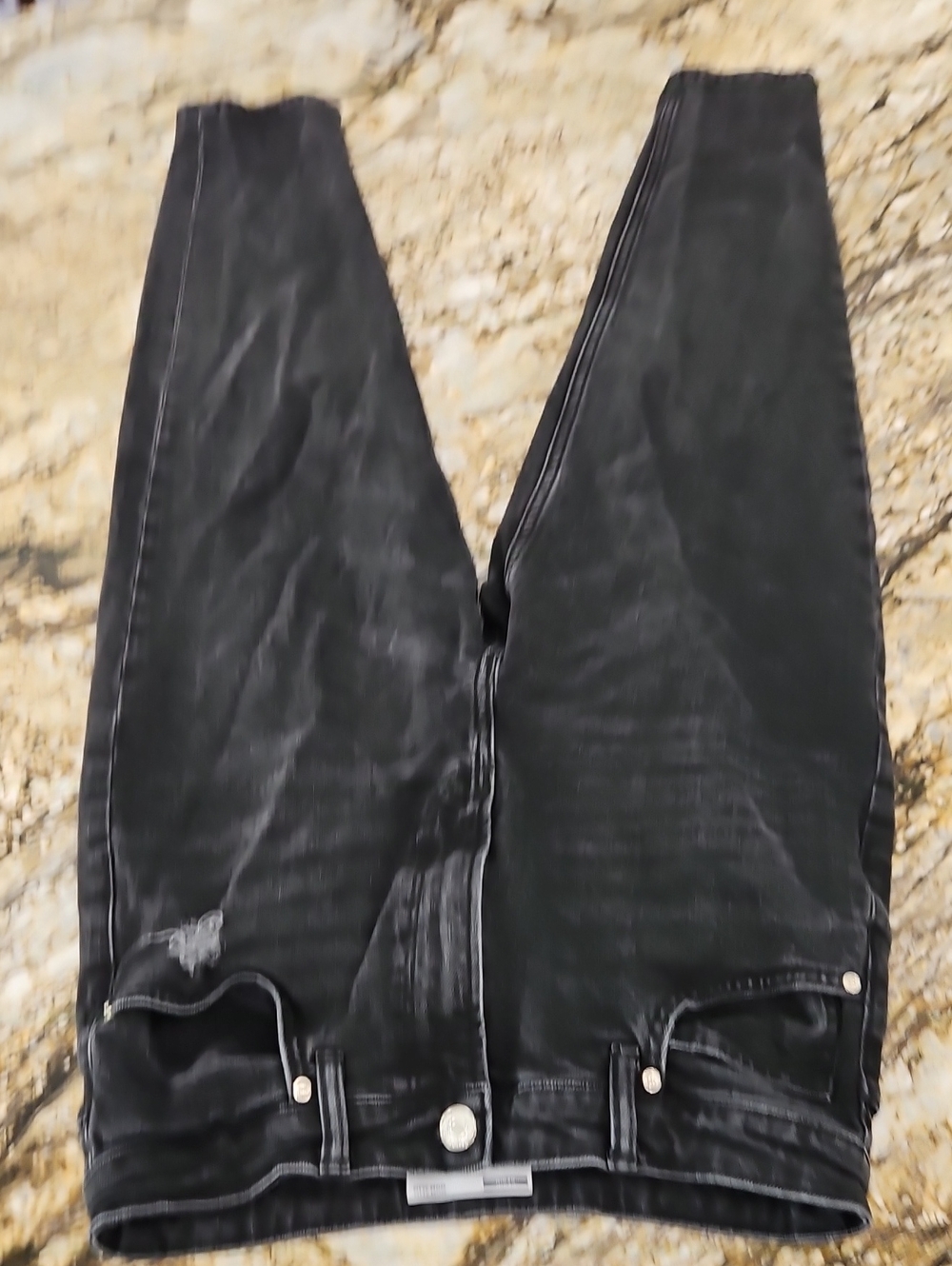 BERSHKA Mom Slim  Black Jeans. Size 8 Inseam 25.5" Rise 12"